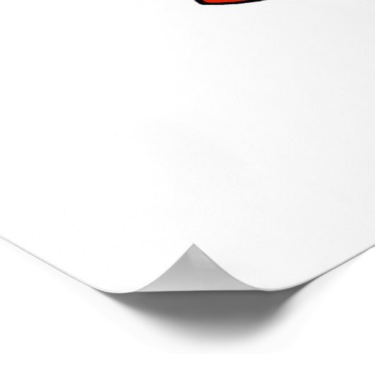 Prinz mit Glasschliff Poster (Ecke)