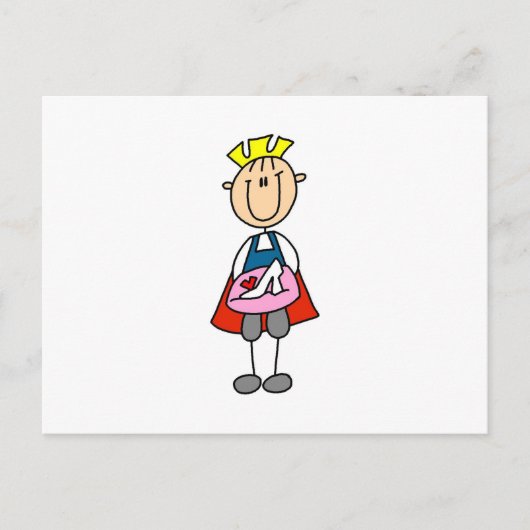 Prinz mit Glasschliff Postkarte (Vorderseite)