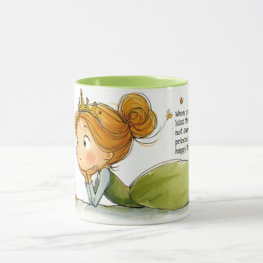 Prinz oder Frosch Tasse (Zentrum)