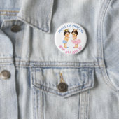 Prinz oder Prinzessin Geschlecht Enthüllung Pink B Button (Beispiel)