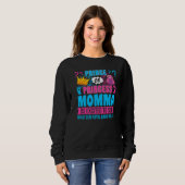 Prinz oder Prinzessin Mama Baby Geschlecht Enthüll Sweatshirt (Vorne ganz)