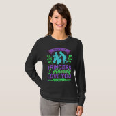 Prinz oder Prinzessin Mama liebt dich Geschlecht T-Shirt (Vorne ganz)