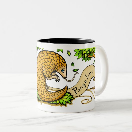 Prinz Of Pangolins Zweifarbige Tasse (VorderseiteRechts)