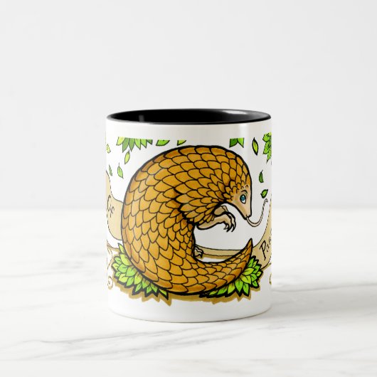 Prinz Of Pangolins Zweifarbige Tasse (Mittel)