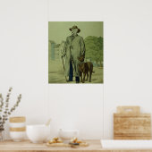 Prinz Otto von Bismarck in Friedrichsruh Poster (Küche)