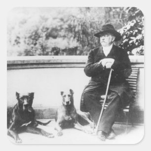 Prinz Otto von Bismarck-Schoenhausen Quadratischer Aufkleber