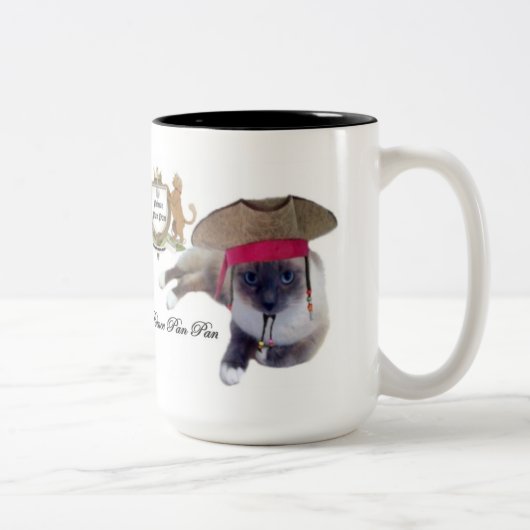 Prinz Pan Pan Pirate Mug Zweifarbige Tasse (Rechts)