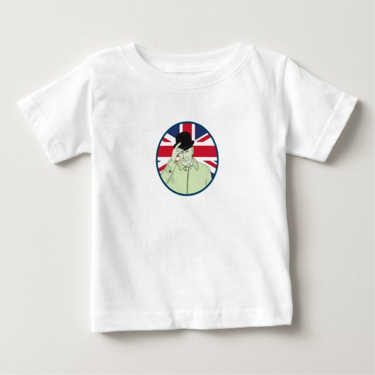 Prinz Philip Duke von Edinburgh Baby T-shirt (Vorderseite)