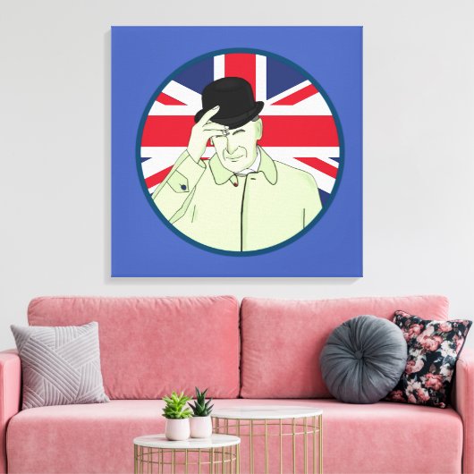 Prinz Philip Duke von Edinburgh Leinwanddruck (Insitu (Wohnzimmer))