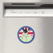 Prinz Philip Duke von Edinburgh Magnet (In Situ (Geschirrspüler))