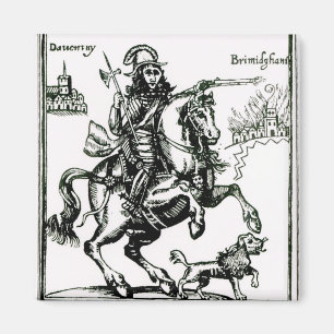 Prinz Rupert auf Horseback Magnet