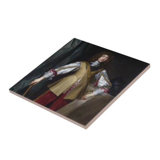 Prinz Rupert des Rheins Fliese (Seite)