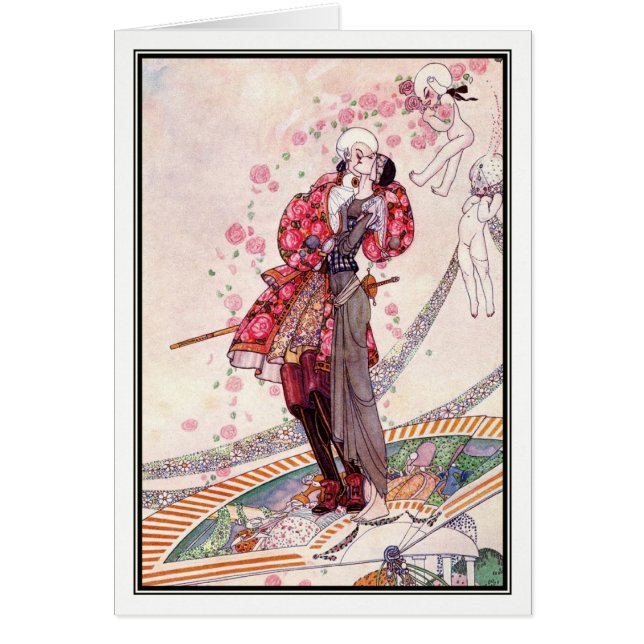 Prinz Souci auf dem Fan durch Kay Nielsen (Vorne)