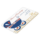Prinz von Cambridge Royal Baby Flat Magnet (Linke Seite)