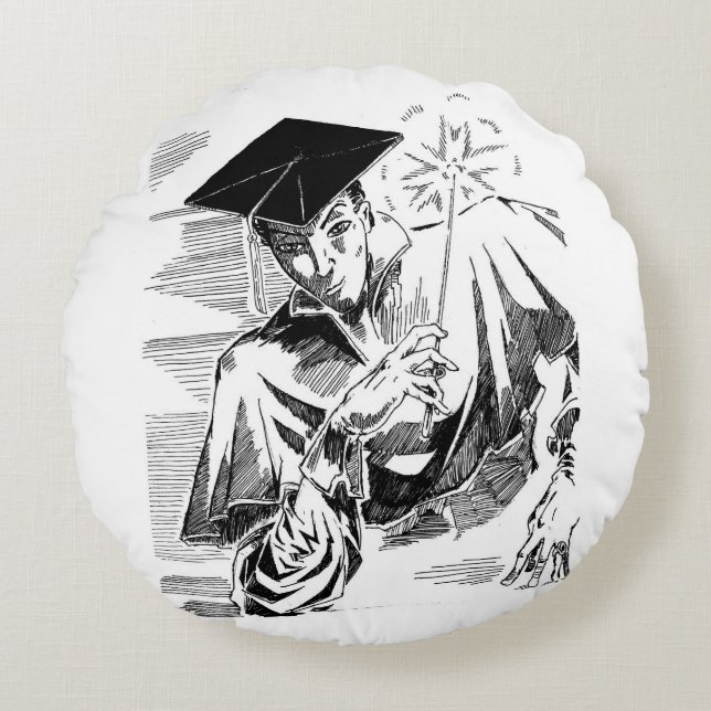 Prinz Von Dread/Gaius, welche die mürrischen Rundes Kissen (Vorderseite)