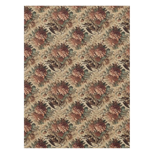 Prinz von Pranks - dunkles großes Muster Tischdecke (Vorderseite)