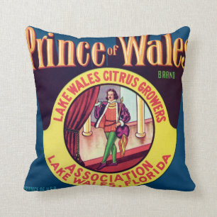 Prinz von Zitrusfrucht Wales See-Wales Florida Kissen