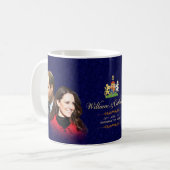 Prinz William u. Catherine-Tasse Kaffeetasse (Vorderseite Links)