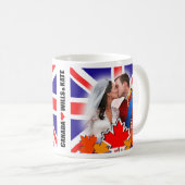 Prinz William u. Kate Kanada Tasse (VorderseiteRechts)