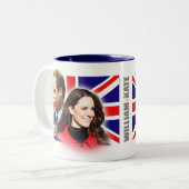 Prinz William u. Kate Middleton Tasse (Vorderseite Links)