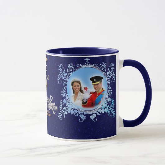 Prinz William u. Prinzessin Catherine Wedding Mug Tasse (Rechts)