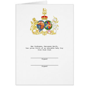 Prinz William und Herzogin Catherine Coat of Arms