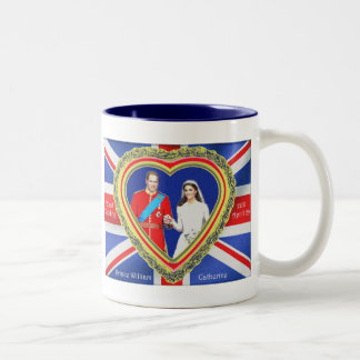 Prinz William und königliche Hochzeit Catherine Zweifarbige Tasse
