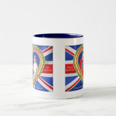 Prinz William und königliche Hochzeit Catherine Zweifarbige Tasse (Mittel)