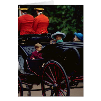 Prinz William und Prinzessin Diana auf der Mall