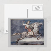 Prinz wirft Spear Postkarte (Vorne/Hinten)