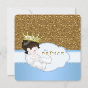 Prinzen-Baby-Shower Einladung