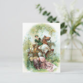 Prinzen in rosa Kleid Postkarte (Stehend Vorderseite)