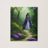 Prinzen schlendern durch verzauberten Wald Puzzle (Vertikal)