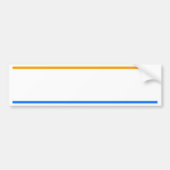 Prinzenflagge Autoaufkleber (Vorne)