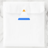 Prinzenflagge Dreieckiger Aufkleber (Tasche)