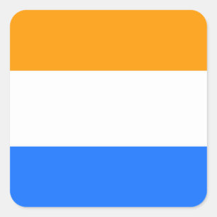Prinzenflagge Quadratischer Aufkleber