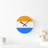Prinzenflagge Runde Wanduhr (Zuhause)