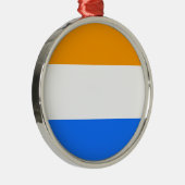 Prinzenflagge Silbernes Ornament (Rechts)