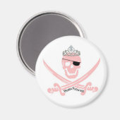 Prinzessin1 Magnet (Vorderseite/Rückseite)