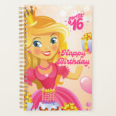 Prinzessin 16. Geburtstag Planer (Vorderseite)