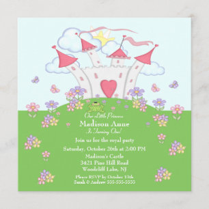 Prinzessin 1. Geburtstag Party Einladung