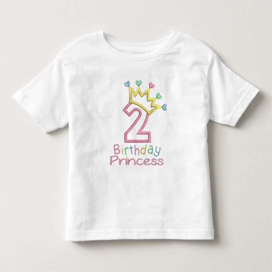 Prinzessin, 2 Jahre, 2 Jahre, Kleinkind T-shirt (Vorderseite)