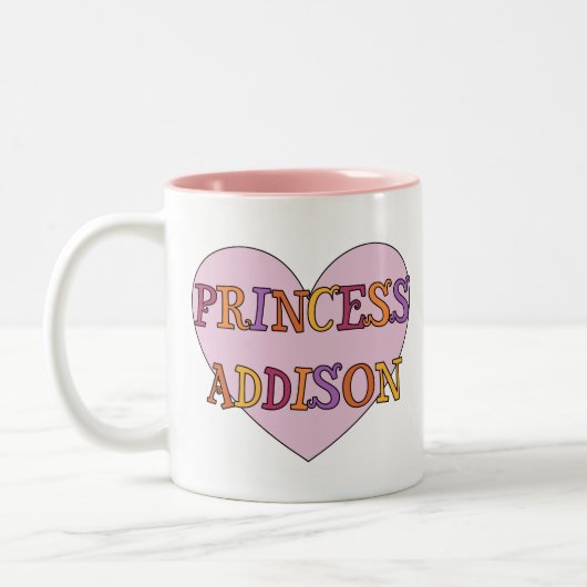 Prinzessin Addison Mug Zweifarbige Tasse (Links)
