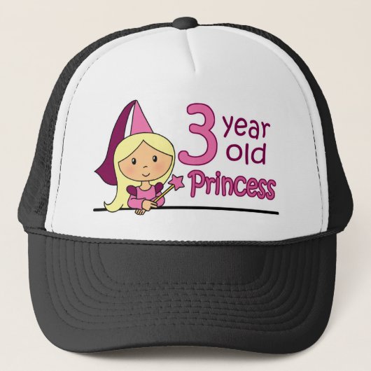 Prinzessin Age 3 Truckerkappe (Vorderseite)