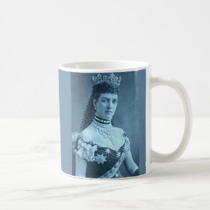 Prinzessin Alexandra von Dänemark im Blau Kaffeetasse