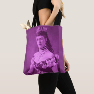 Prinzessin Alexandra von Dänemark in Lavendel Tasche