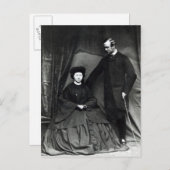 Prinzessin Alice und Prinz Ludwig von Hessen, 1860 Postkarte (Vorne/Hinten)