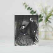 Prinzessin Alice und Prinz Ludwig von Hessen, 1860 Postkarte (Stehend Vorderseite)