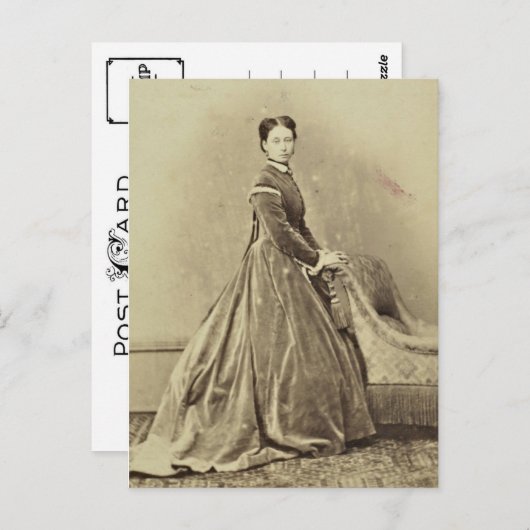 Prinzessin Alice von England, Großherzogin Hessen Postkarte (Vorne/Hinten)