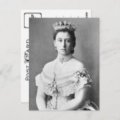 Prinzessin Alice von England, Großherzogin Hessen Postkarte (Vorne/Hinten)